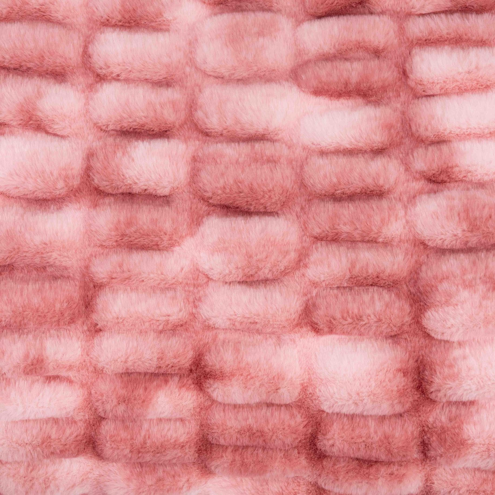 Coming soon - Ripple Faux Fur Blanket - Raspberry - Sunday Blankets